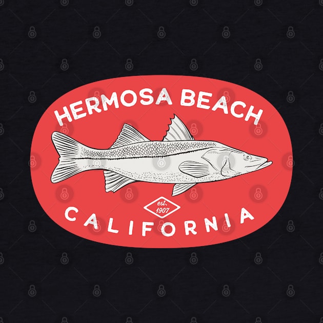 Hermosa Beach California Fishing by Eureka Shirts